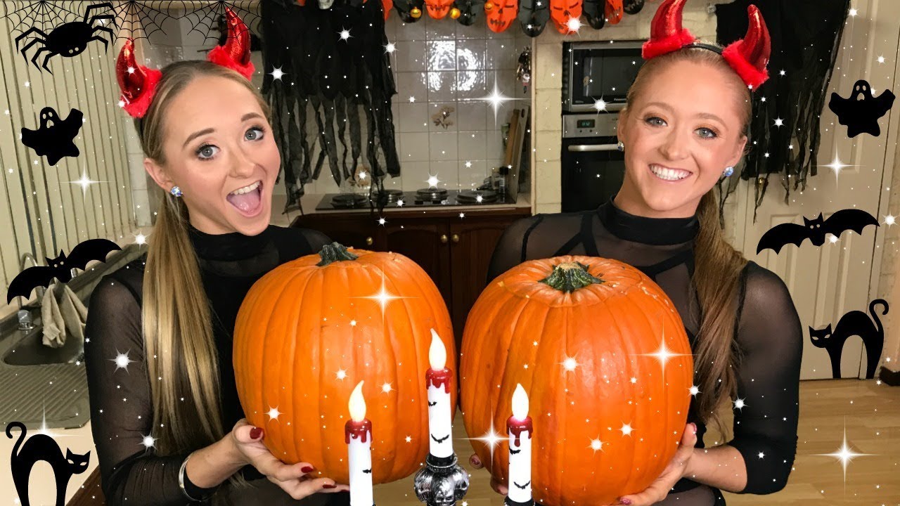 Pumpkin Carving Challenge | Teagan & Sam
