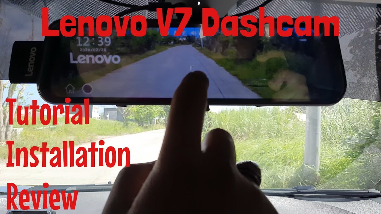 Lenovo V7 Dashcam | Tutorial | Installation | Review