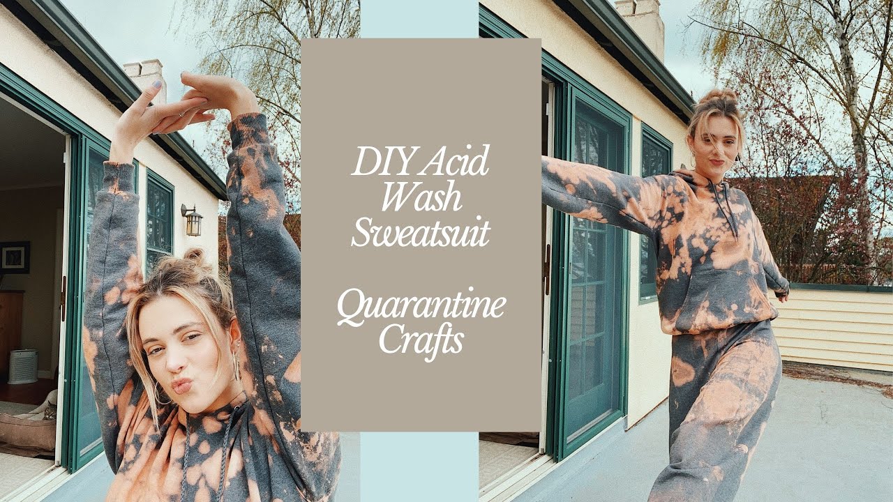 DIY Acid Wash // Quarantine Craft Time