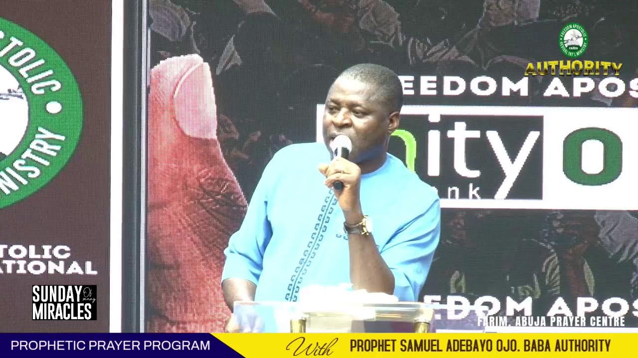SUNDAY OF MANY MIRACLES || LIVE || PROPHET SAMUEL ADEBAYO OJO (BABA AUTHORITY).