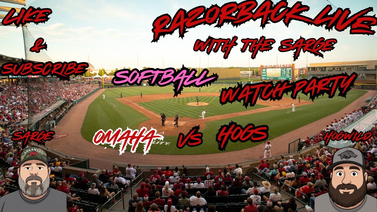 🥎Bonus Stream Lady Razorbacks vs Omaha #wps #hogsports #gohogs #softballgame #razorbacks