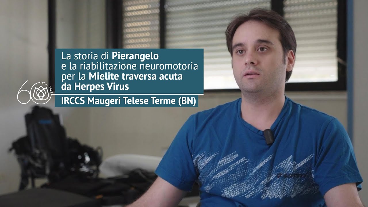 Pierangelo e la riabilitazione robotica all’IRCCS Maugeri Telese dopo una mielite trasversa acuta