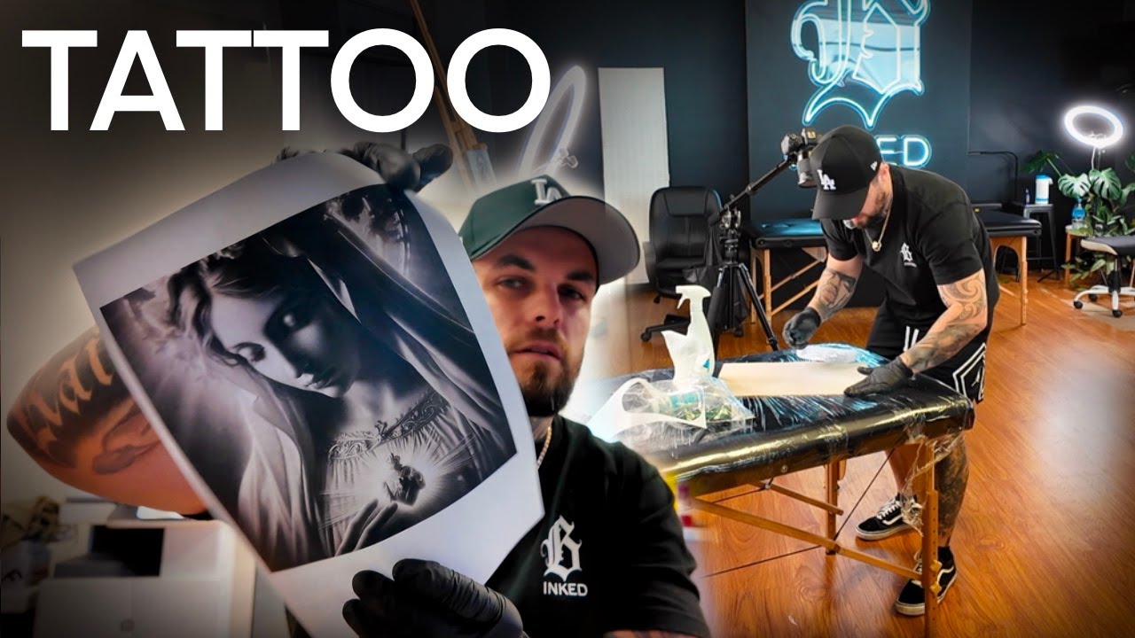 MY FIRST TIME TATTOOING FAKE SKIN (TUTORIAL)