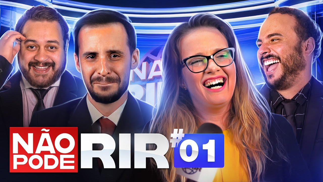 JORNAL NÃO PODE RIR com Marcos Castro, Luciana D'Aulizio, Ed Gama e Estevam Nabote