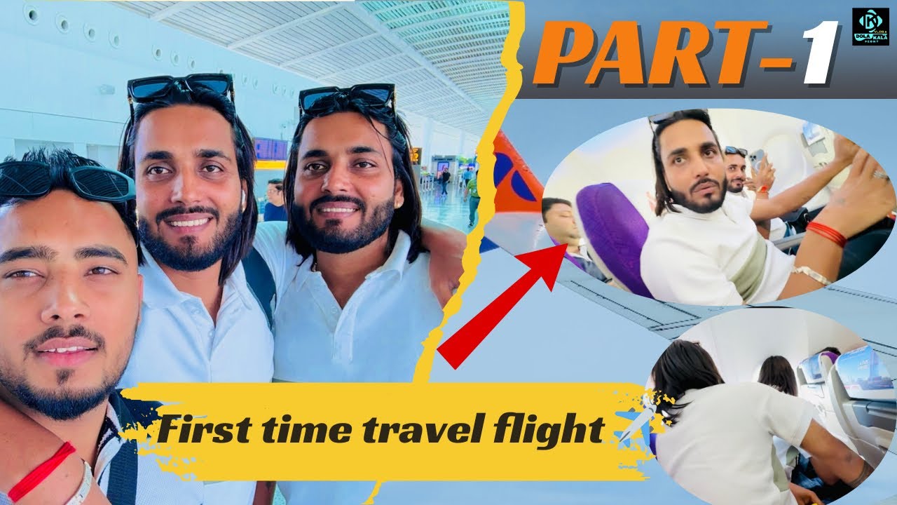 First Time Plane Vlog ✈️ | Dar Laga but Amazing Journey” Dola Kala Vlog 