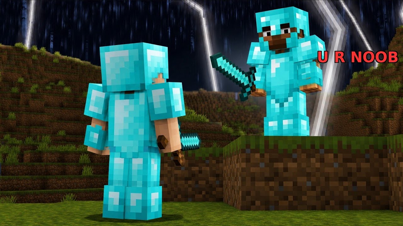 1v1 with a Toxic Minecraft Player..