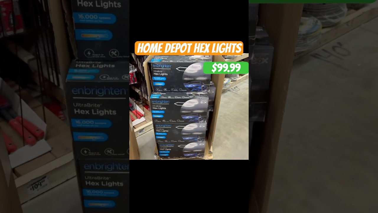 Home Depot Hex Lights 