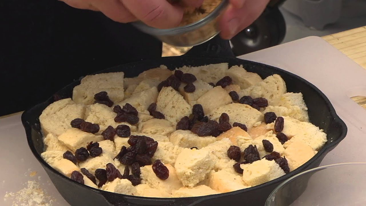 Camp Cooking With Zippo: Campfire Bread Pudding