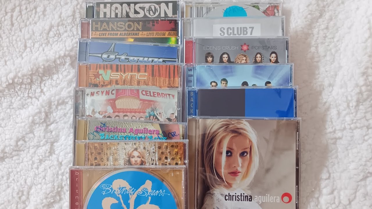 ASMR My Old CD Collection Late 90's Early 2000's Nostalgic | Soft Spoken, Tapping, Page Turning