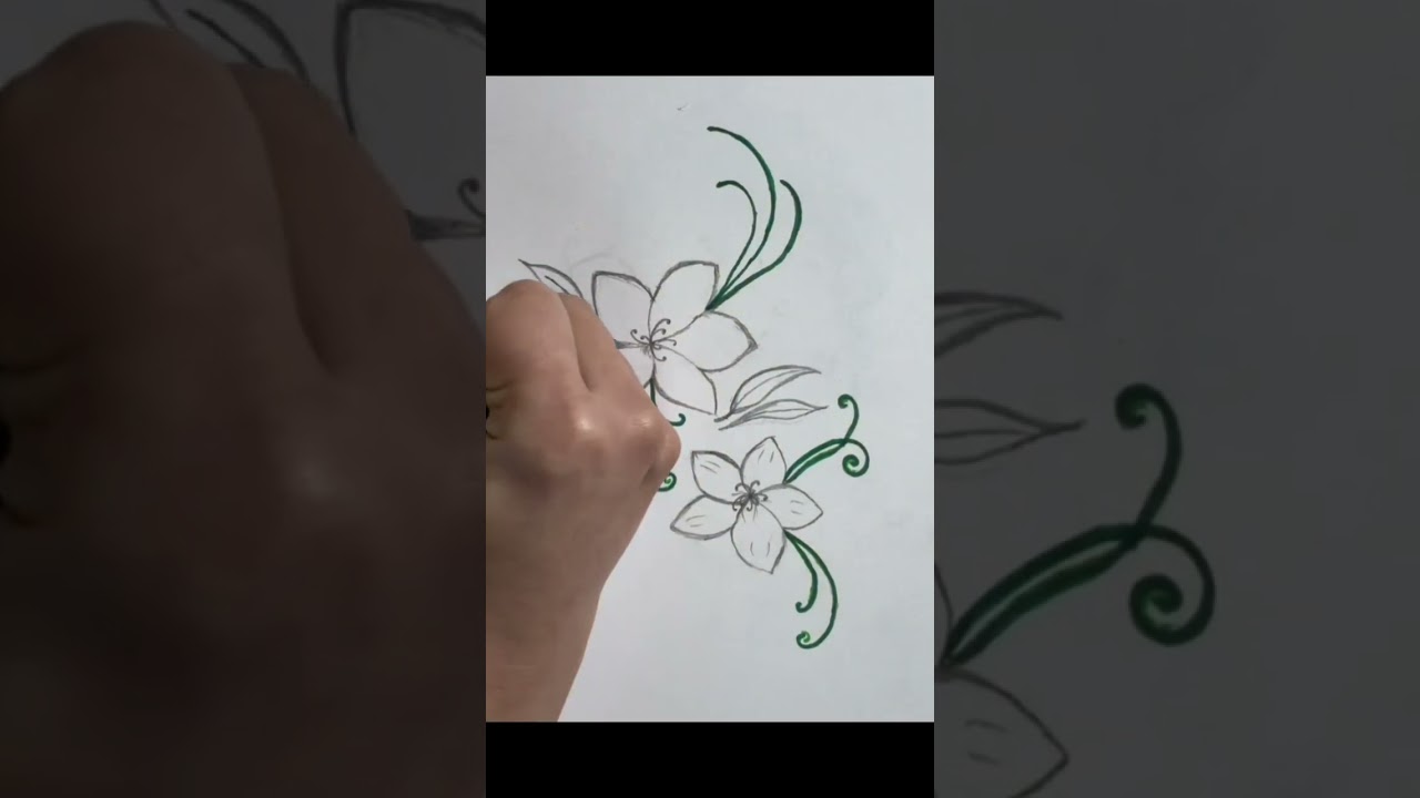 Easy flower drawing 🌸✍️  #drawing #flowerdrawingeasy #flower #SanoPrayas_yt