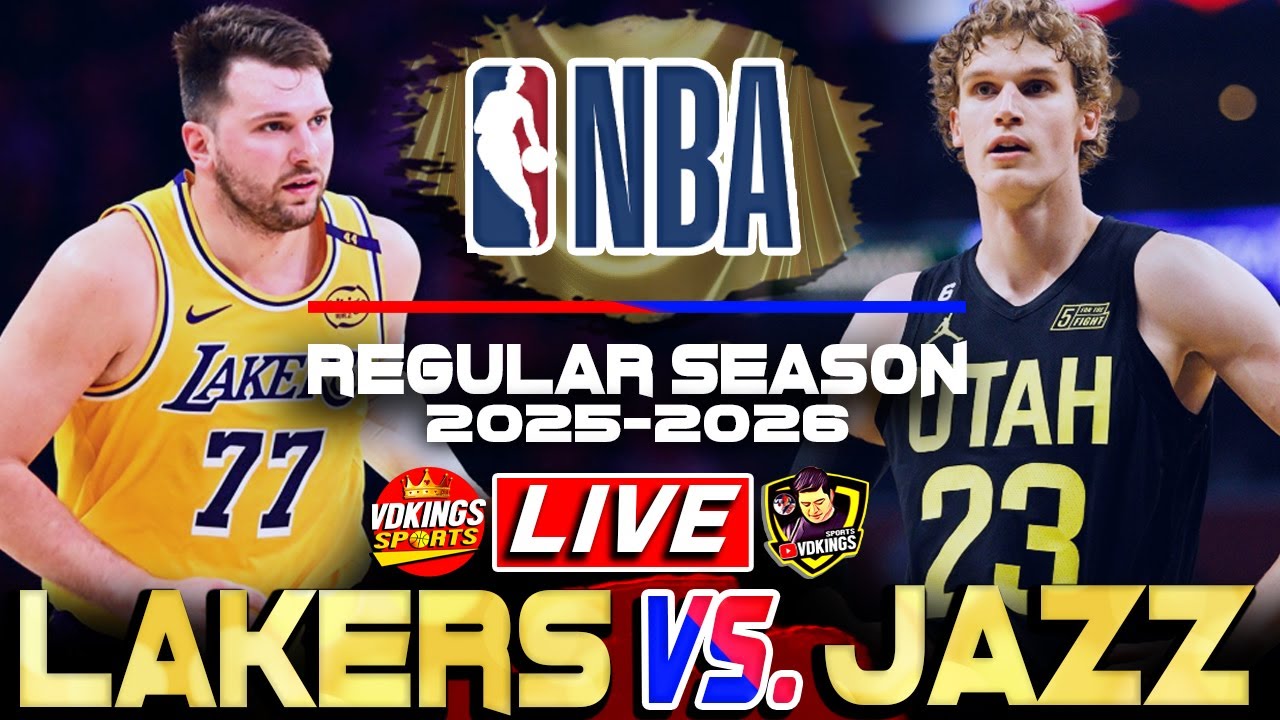 LAKERS vs JAZZ │ NBA Regular Season 2025-2026 Basketball Scoreboard & Commentary
