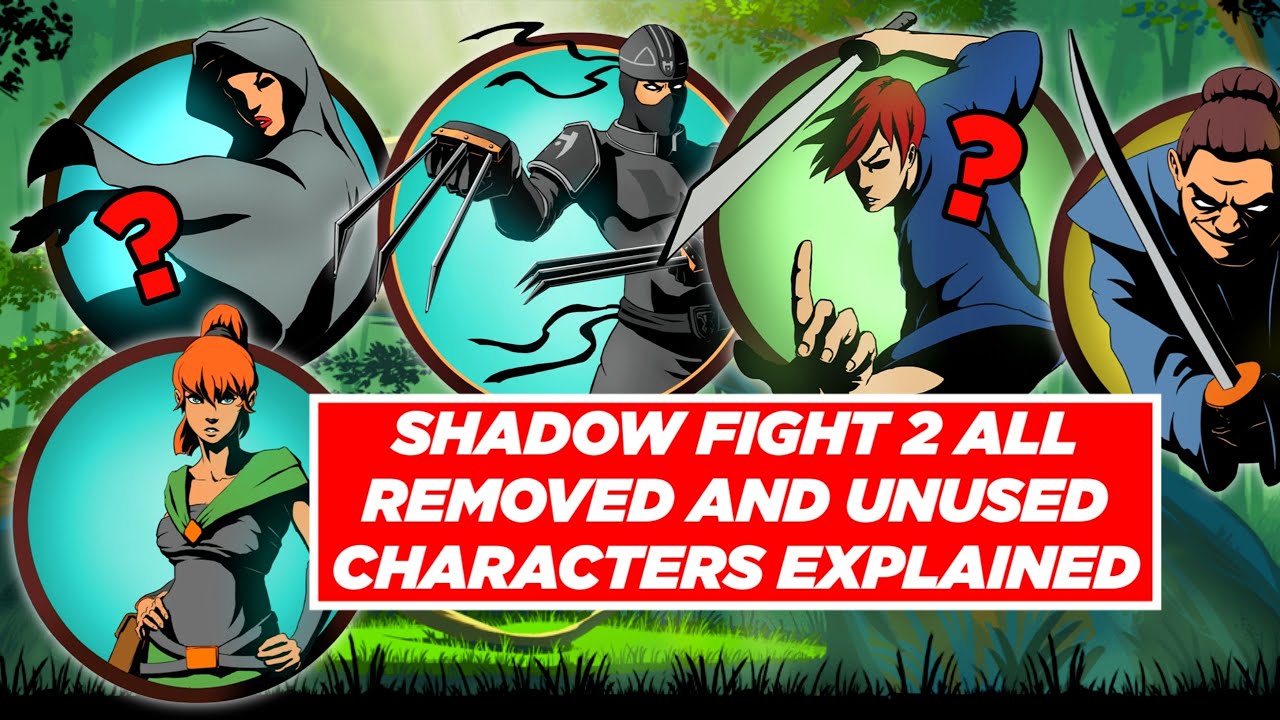 SHADOW FIGHT 2 ALL REMOVED AND UNUSED CHARACTERS AND EXTRA EXPLAINED IN HIND