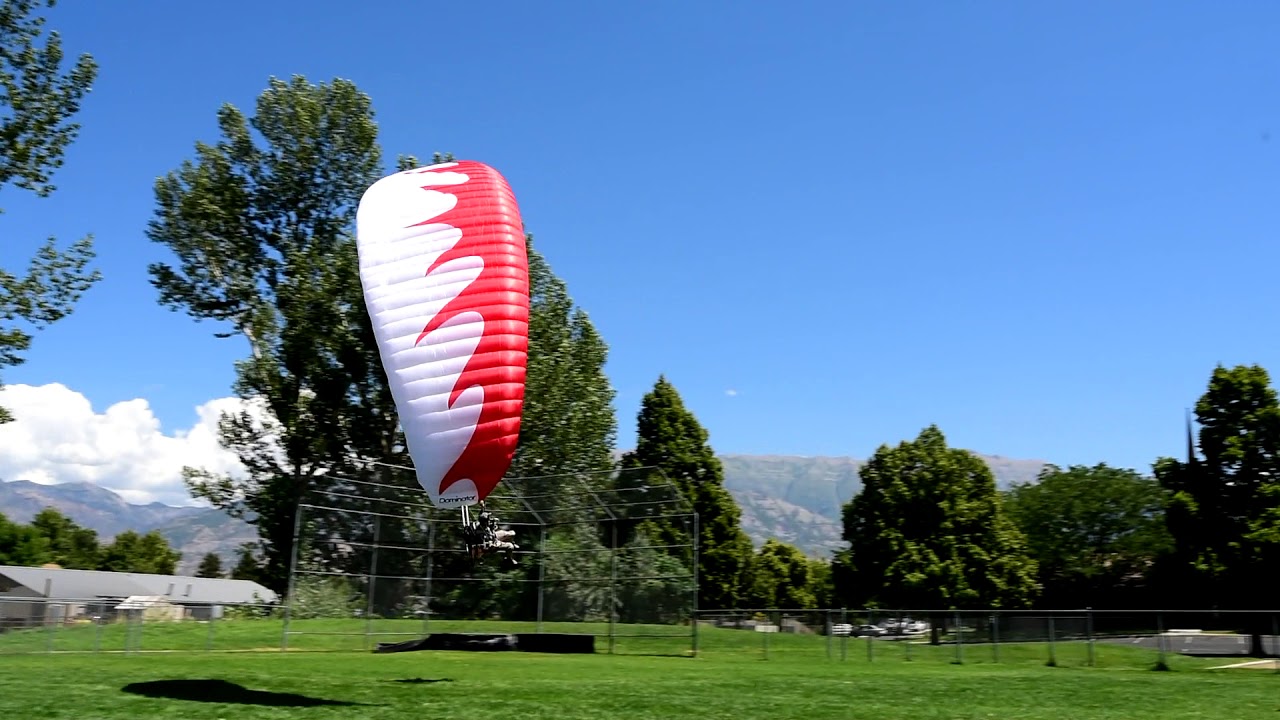 Paramotor What's The Smallest Area You Can Launch In??? Powered Paragliding Master Skill!!