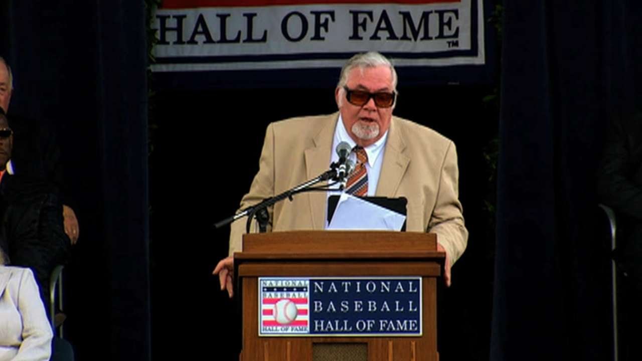 Bill Conlin on receiving 2011 J.G. Taylor Spink Award