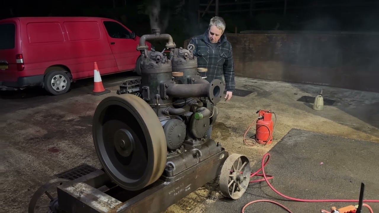 Tarmonkey Engine Collection - Petter VST24 First Run - Twin Cylinder S Type