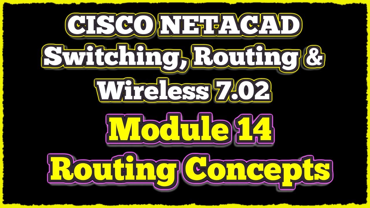 NETACAD Switching, Routing, and Wireless Essentials 7.02, 📡 Module 14: Routing Concepts
