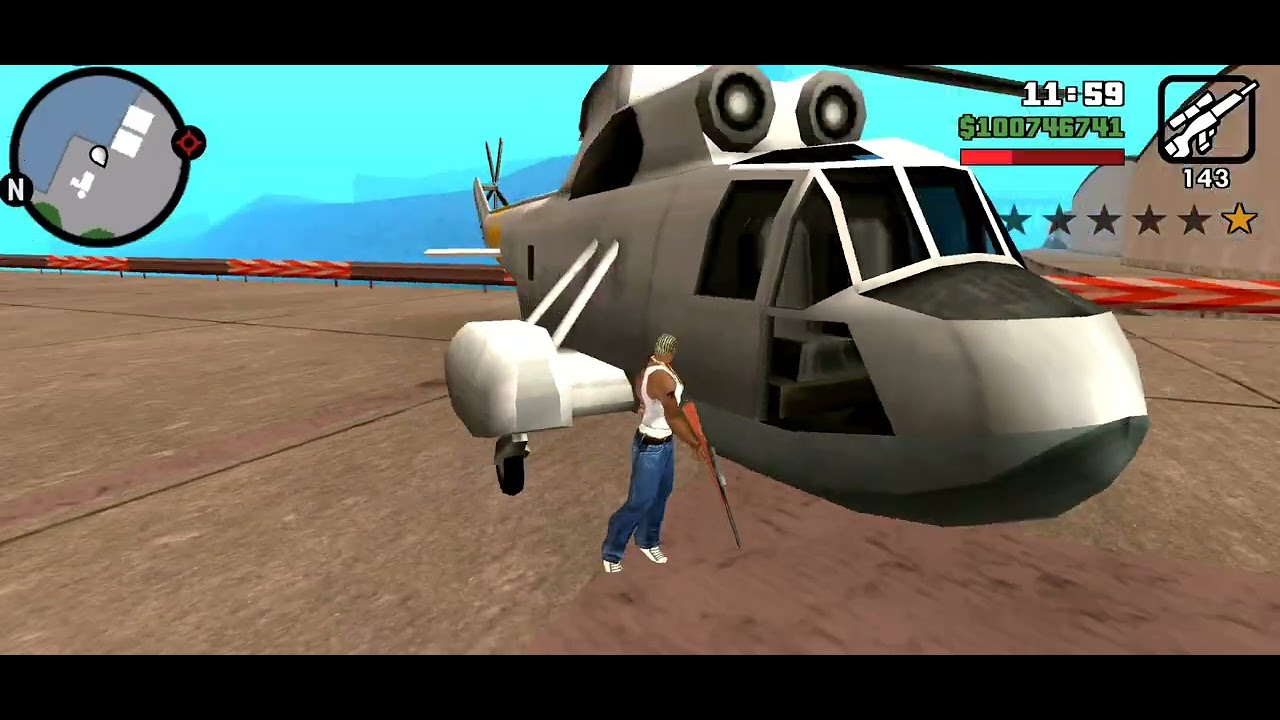 Escaping The Police MOVIE (PART 1)(GTA SAN ANDREAS)