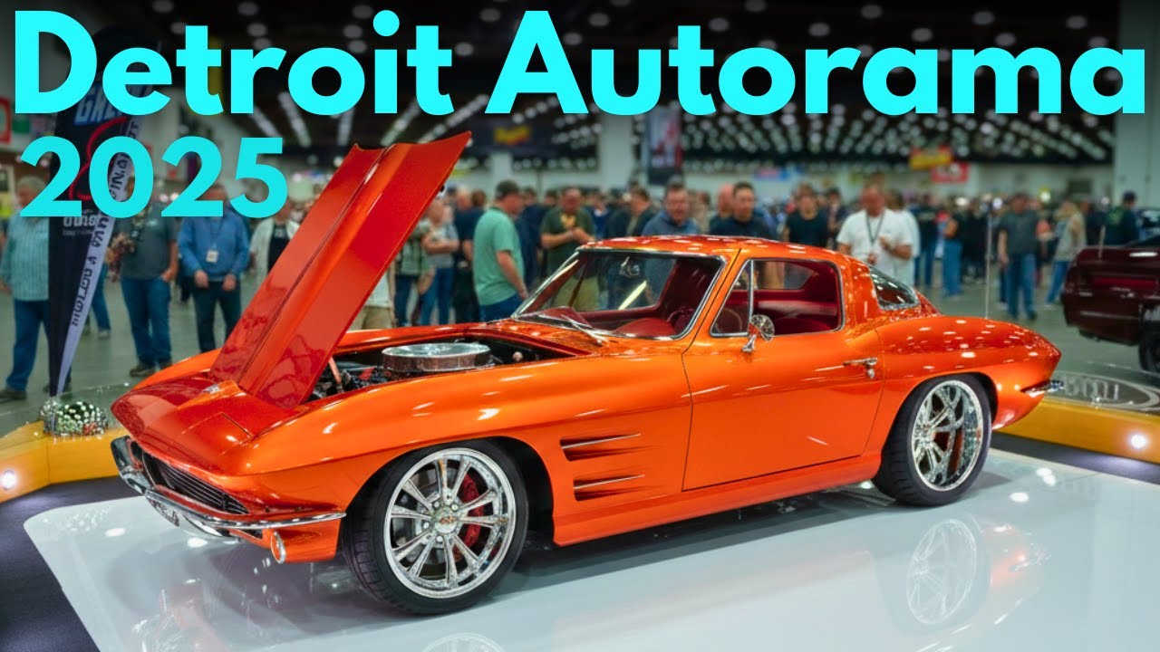 DETROIT AUTORAMA 2025 - RIDLER AWARD SHOW - Custom Cars, Hot Rods, Muscle Cars & More in 4K