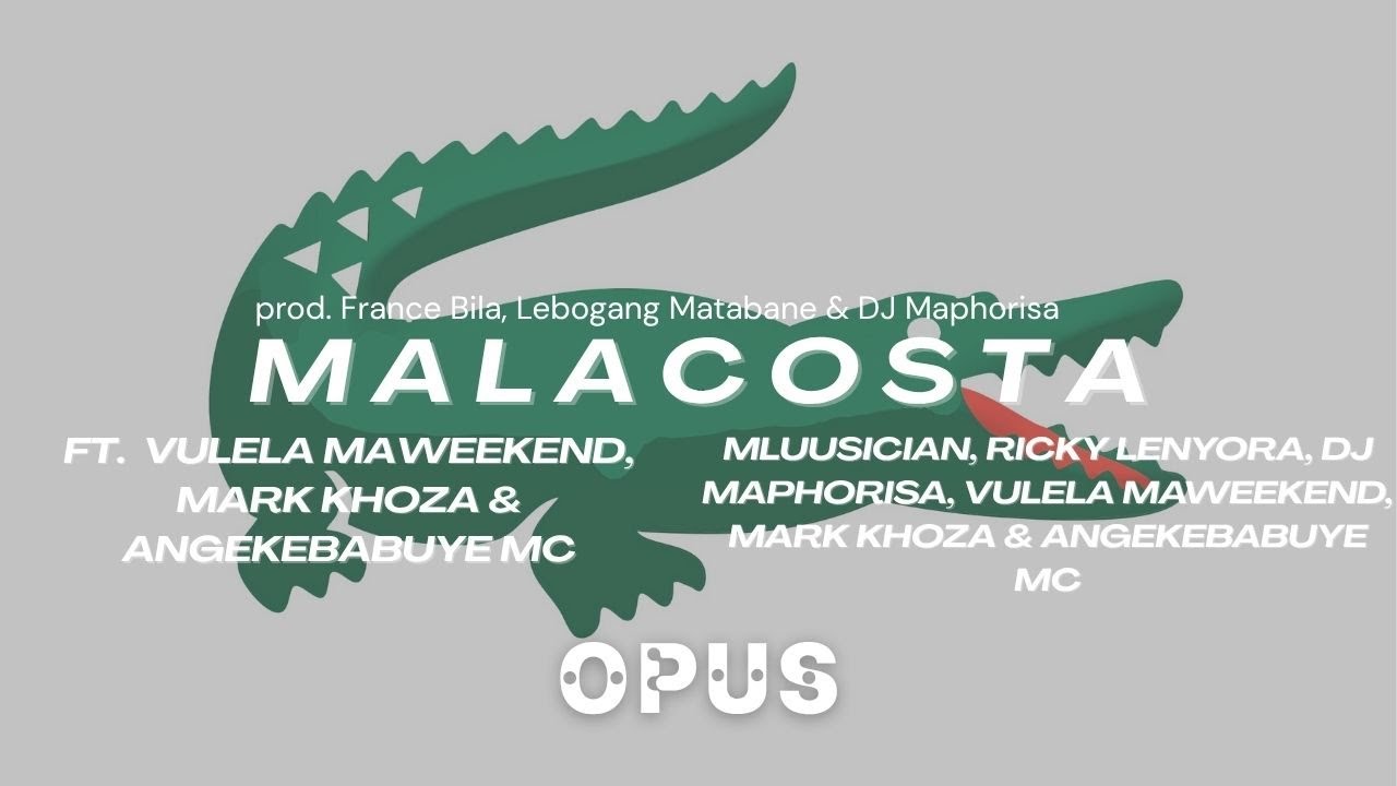 Mluusician, Ricky Lenyora, DJ Maphorisa, Vulela Maweekend, Mark Khoza & Angekebabuye Mc - Malacosta