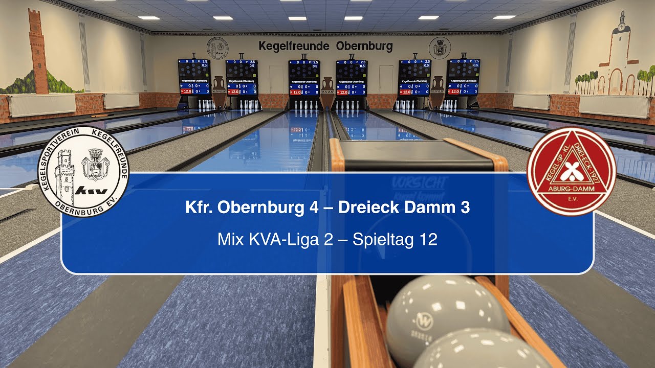 Kegelfreunde Obernburg 4 - Dreieck Damm 3 || Mix KVA-Liga 2
