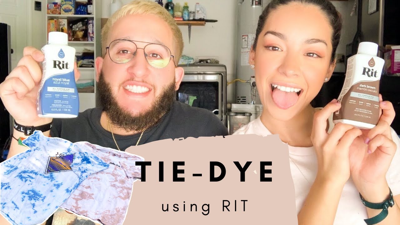 How to TIE DYE with RIT!!
