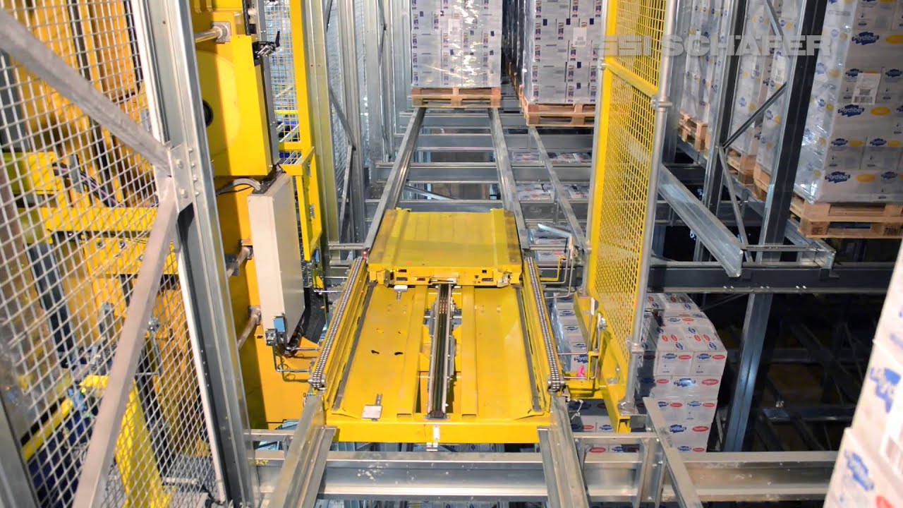 Vollautomatisiertes Tiefkühllager mit Shuttles - Effizienz bei -24°C Mydibel