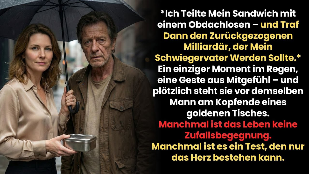 Dies ist Ich Teilte Mein Sandwich mit einem Obdachlosen und Traf Dann den Zurückgezogenen Milliardär