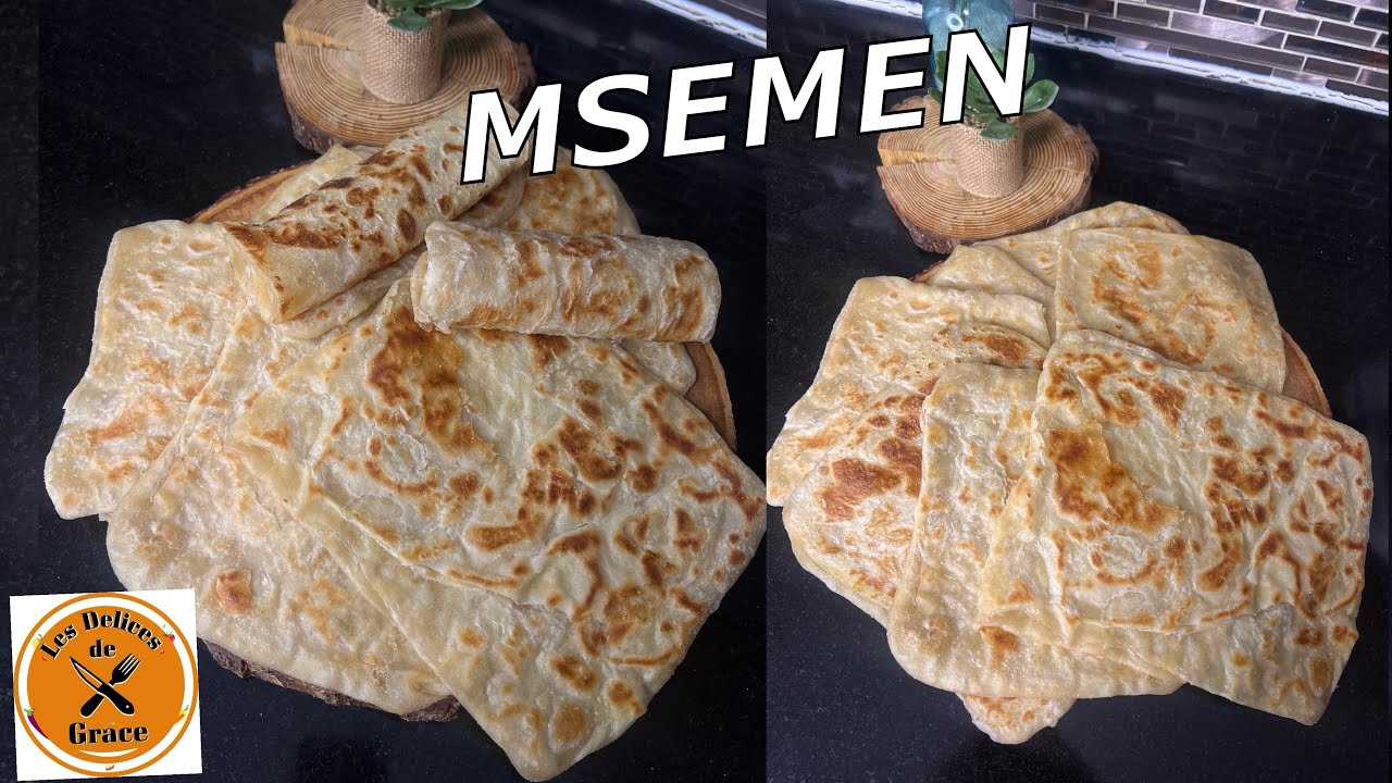 Простой рецепт марокканского хлеба мсемен #мсемен