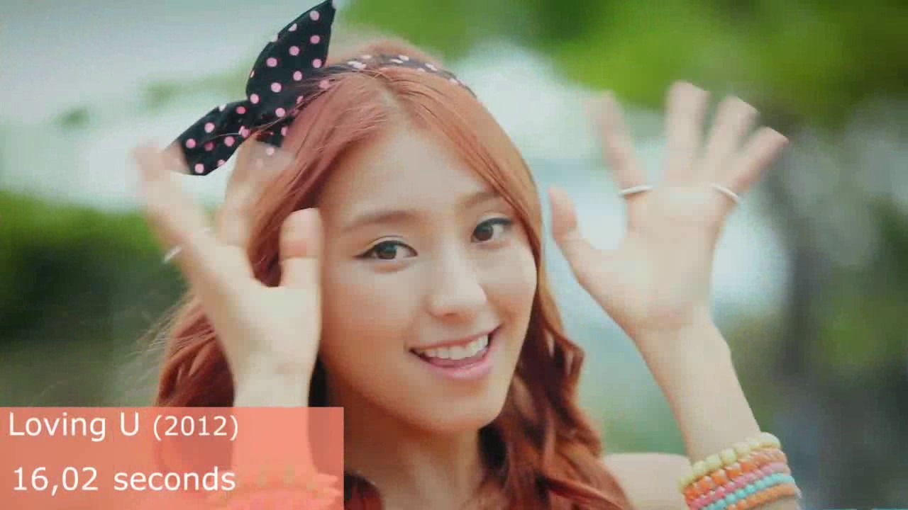 Every SISTAR Music Video (But Only BORA's Lines)