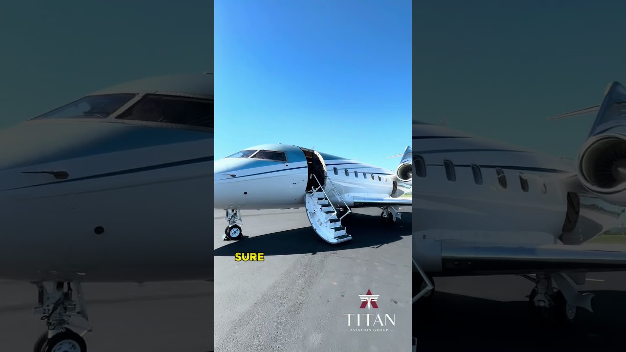 $6.9 million private jet- Challenger 604 🛩 #privatejet #luxurytravel #aviation
