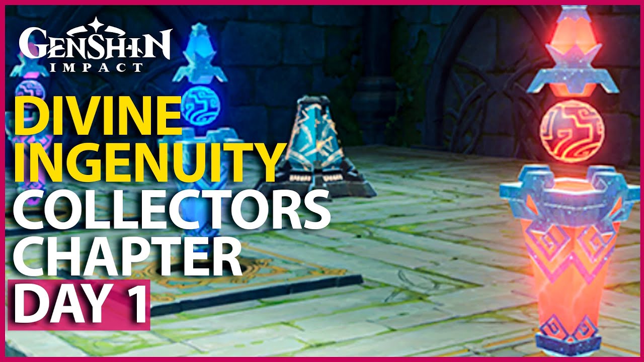 Divine Ingenuity Collector's Chapter Day 1 Event Guide Bastion Mechanicus Genshin Impact 3.7