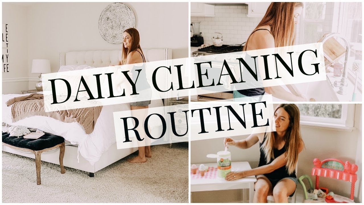 Daily Cleaning Routine with Twins! | Kendra Atkins