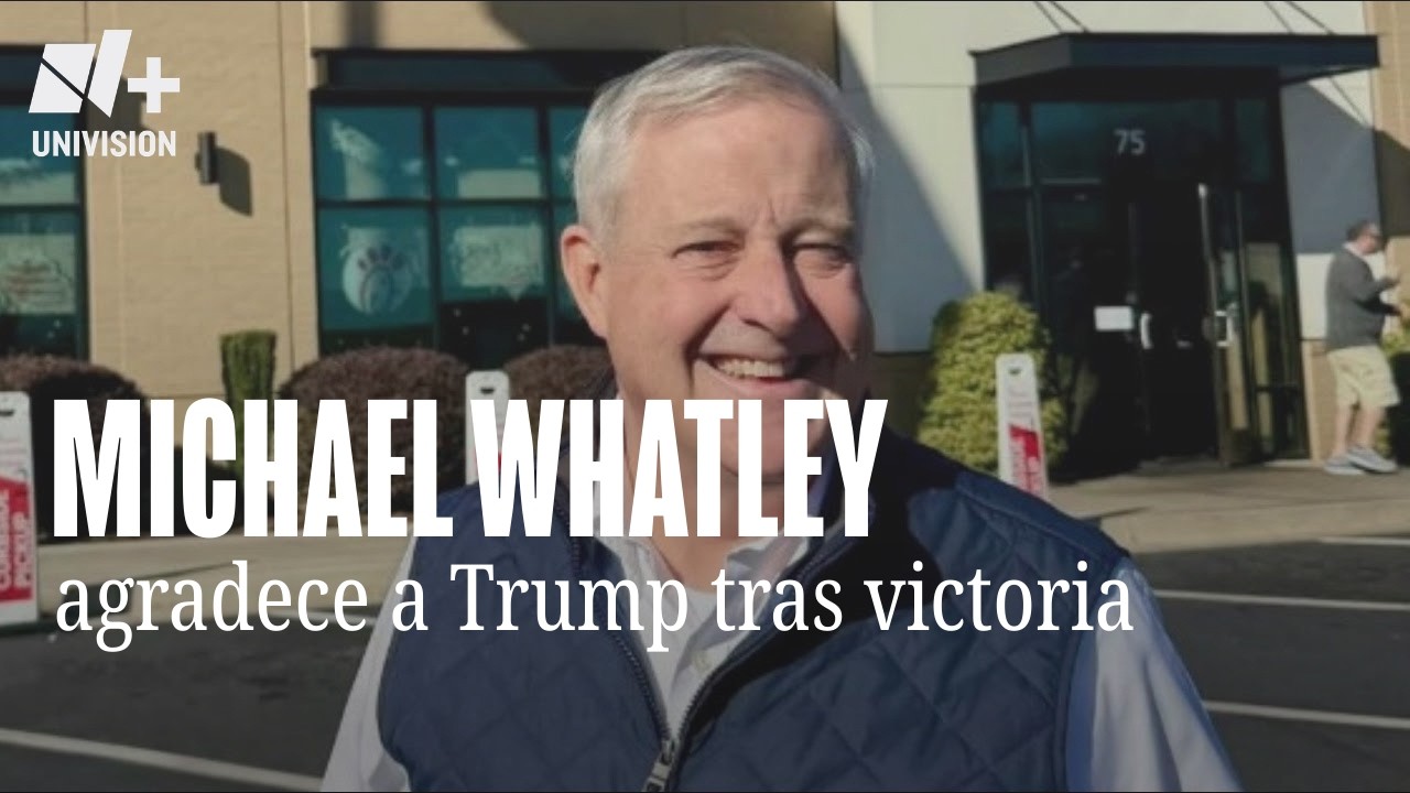 Michael Whatley agradece a Trump tras ganar la nominación republicana al Senado por NC