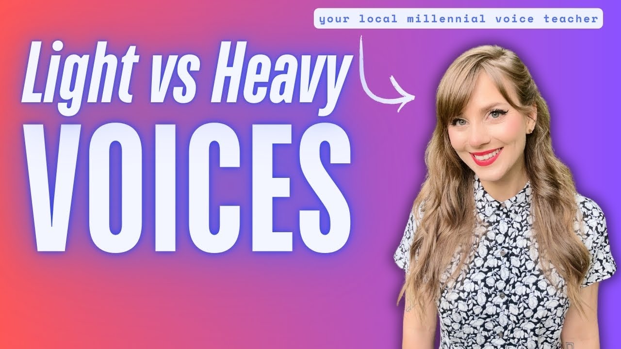 🎤 Light vs. Heavy Voices | Vocal Technique for Singers | FIND YOUR SOUND | Episode 3