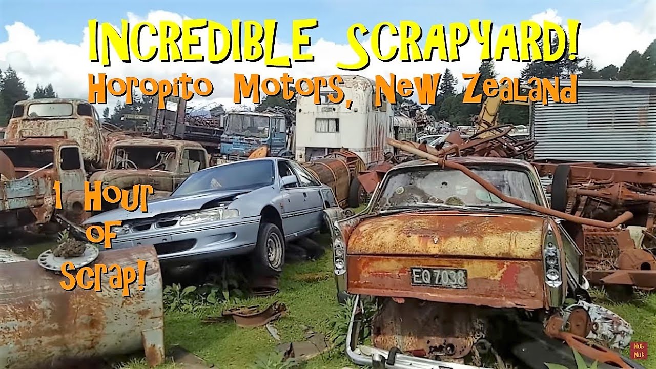 (EP15) 1-hour of EPIC SCRAP! Horopito Motors, New Zealand - HubNut Goes Global