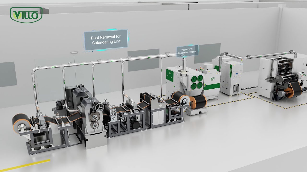 Complete Dust Collection Solution for Lithium Battery Manufacturing