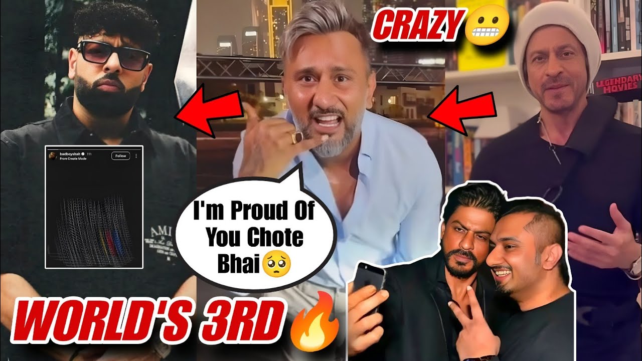 HONEY SINGH'S PROUD ON BADSHAH😬 | SRK X HONEY SINGH CRAZY | HONEY SINGH BREAKS RECORD IN THE WORLD🔥
