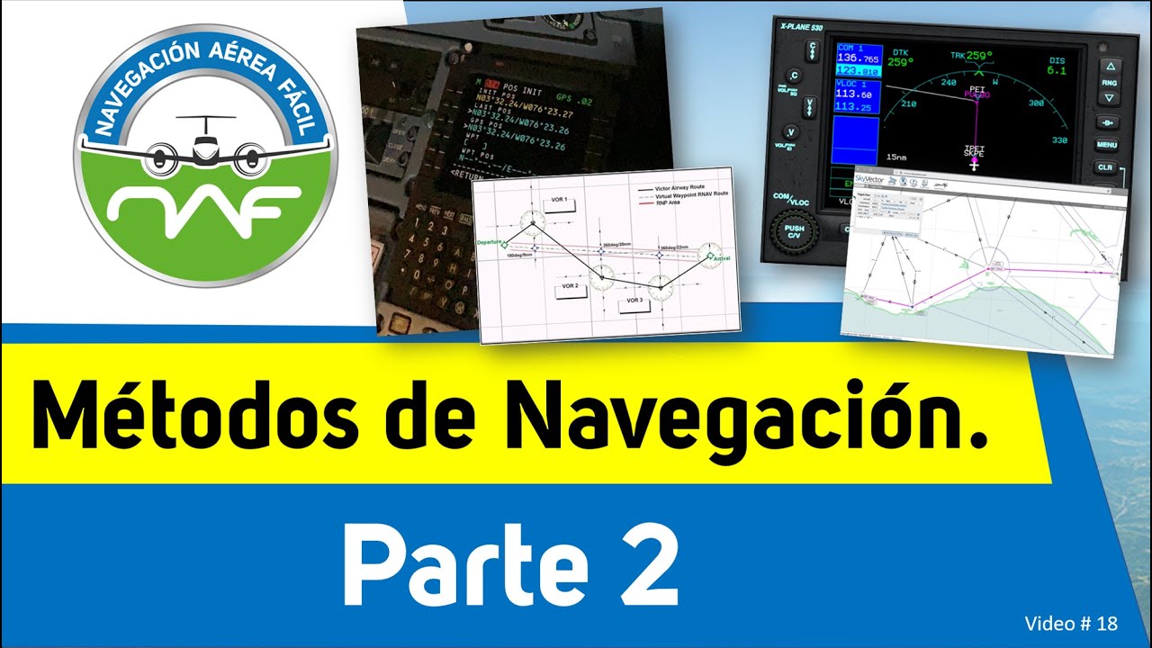 ¿Qué métodos de navegación aérea existen?  Parte 2. -  GNSS, RNAV