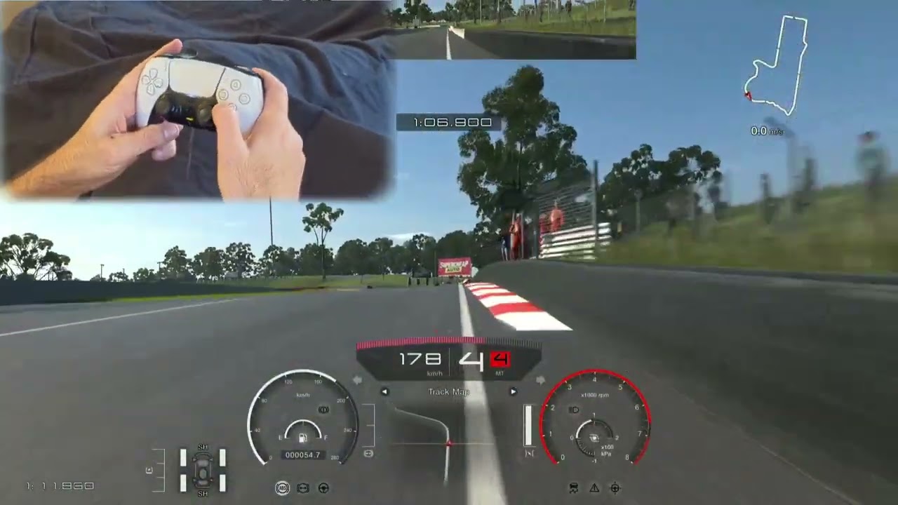DualSense controller with motion control. Gran Turismo 7