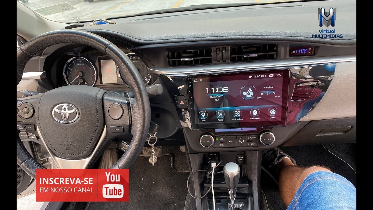 Central Multimidia Toyota Corolla 2016 10