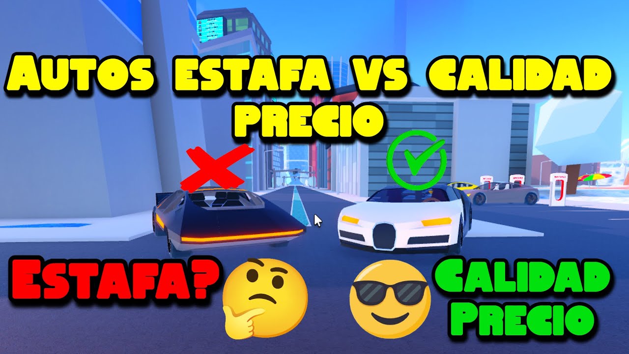 AUTOS ESTAFA VS CALIDAD PRECIO EN JAILBREAK