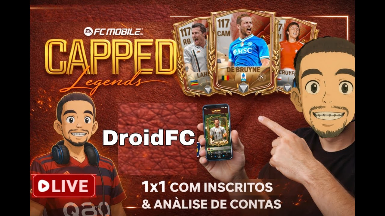 X1 Com os inscritos e Análise de contas - FC Mobile