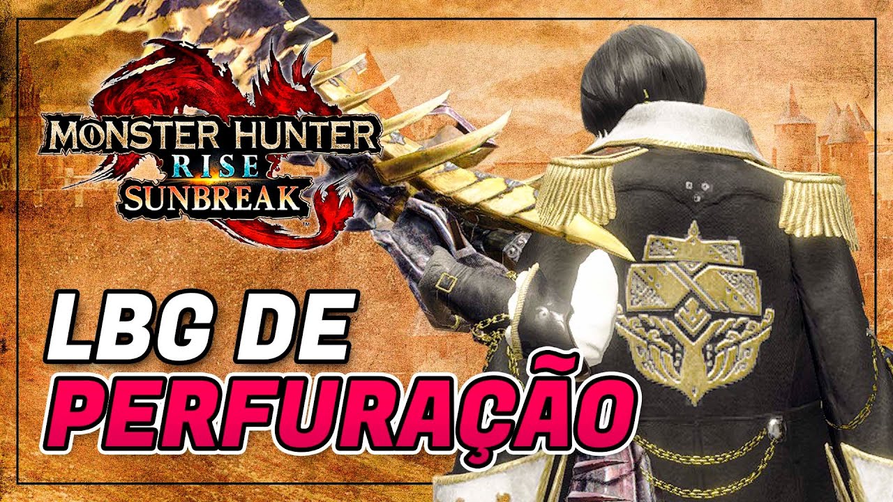 BUILD FUZILARCO LEVE PERFURANTE COM BERSERK SEMI-IMORTAL - MONSTER HUNTER RISE SUNBREAK