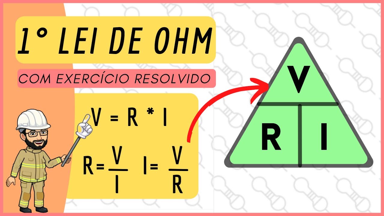 Como calcular TENSÃO, CORRENTE E RESISTÊNCIA - 1 Lei de OHM