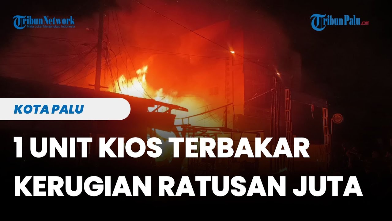 1 Unit Kios di Jl Garuda Terbakar, Kerugian Ditaksir Capai Ratusan Juta