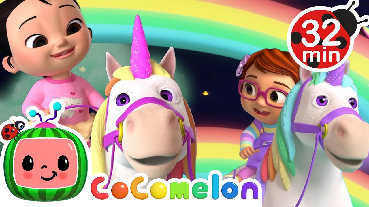 The Unicorn Fantasy Playdate + More | Cocomelon - Cece Time | Dreamland Music & Sparkle Party ✨💖