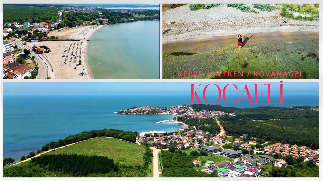 Kocaeli plajlar Kerpe, Kumcağız, Kovanağzı 🇹🇷