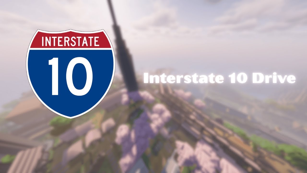 Minecraft Freeway: Interstate 10 Drive