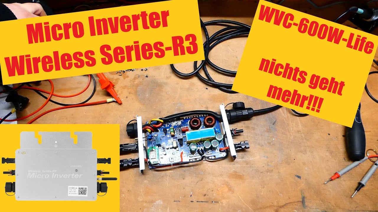 Smart Micro Inverter WVC 600 R3 Defekt! Keine Ahnung.....