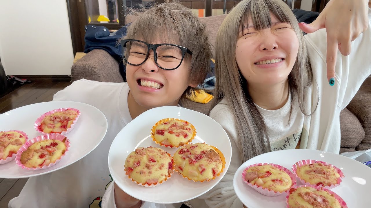 【大食い】キュン♡まあたそとバレンタインチョコケーキを作って大食いしちゃうゾ☆